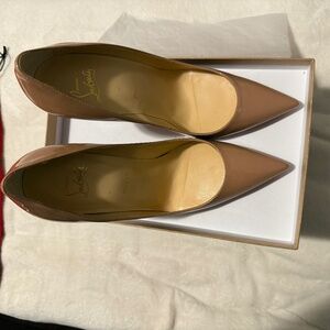 Christian Louboutin Patent Kate 100 - Nude